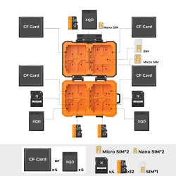 K&F Concept Memory Card Case with 25 Slots K&F Concept Memory Card Case with 25 Slots